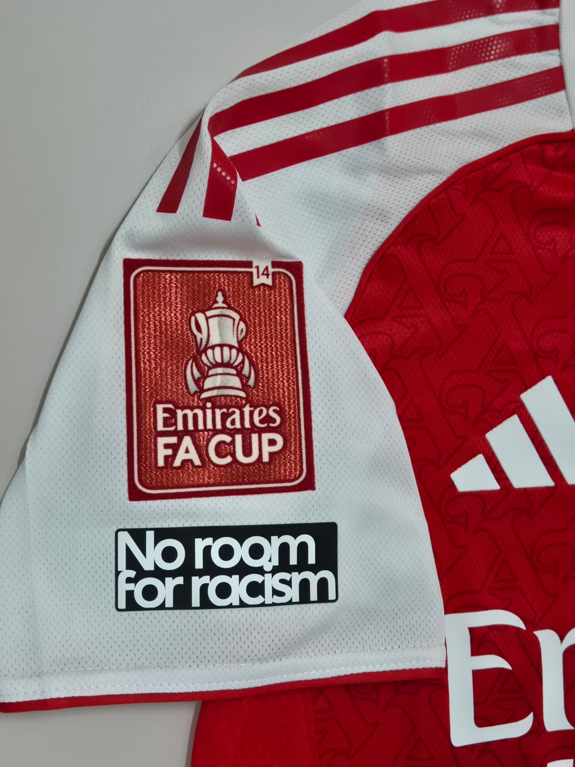 25-26 아스날 홈킷 FA컵 패치 맥스 다우먼 유니폼 L 상품이미지5