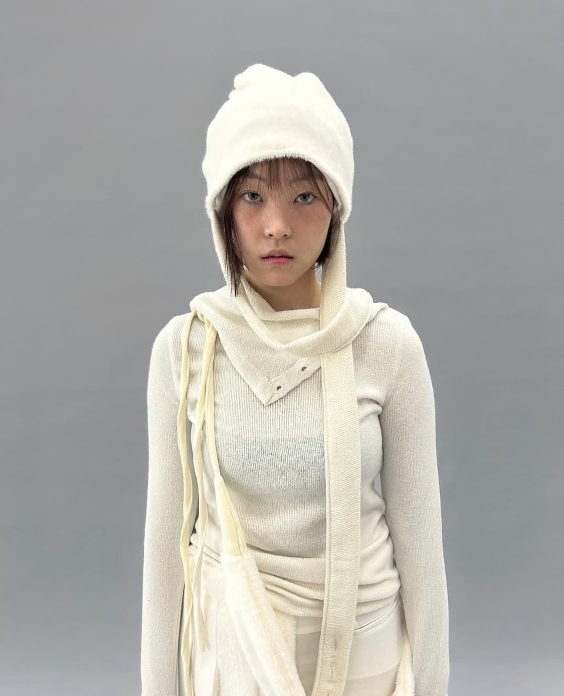 지초이 23aw 비니백 아이보리 상품이미지1