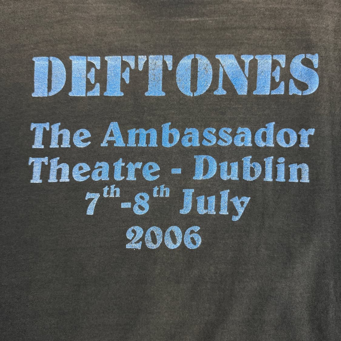 빈티지 데프톤즈 티셔츠 Deftones Euro Tour 2006 상품이미지5