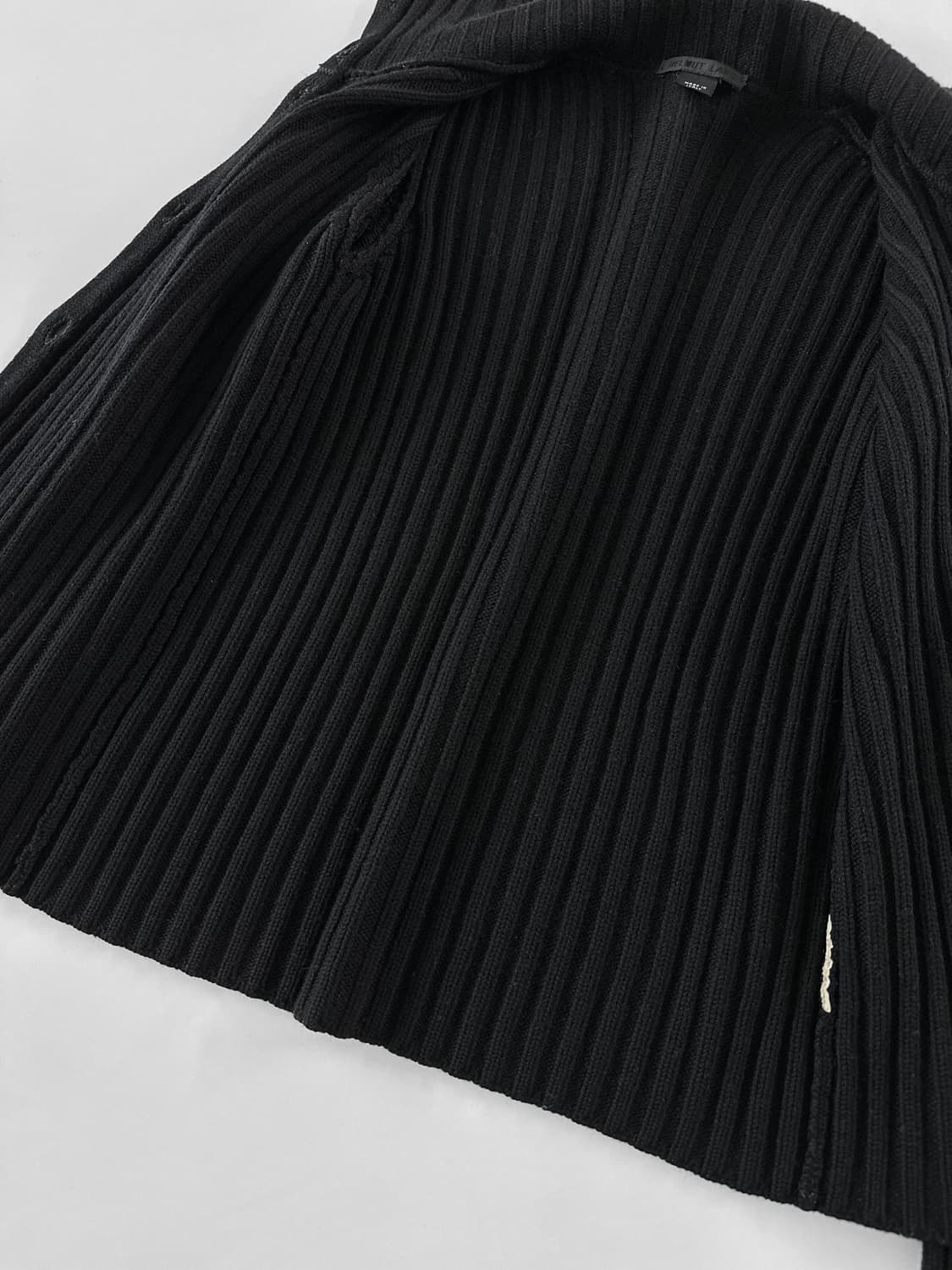 90~00s 빈티지 헬무트 랭 리브 니트 하이넥 가디건 상품이미지9