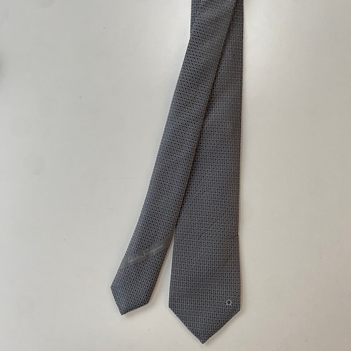 신형 페레가모(Ferragamo) 모노그램 명품 정품넥타이7.3cm 상품이미지2