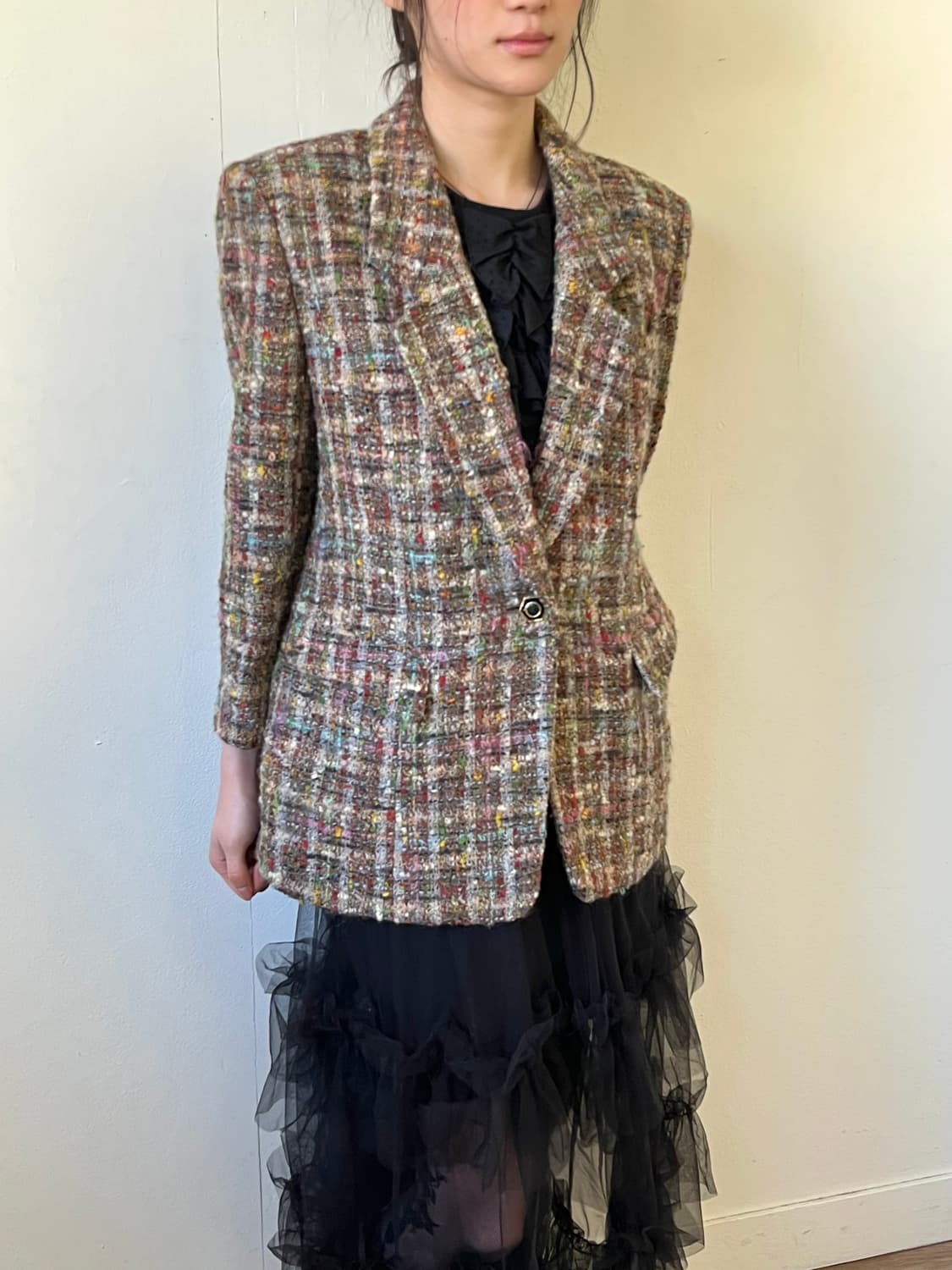 G-Nokaya 아트 트위드 자켓 상품이미지4