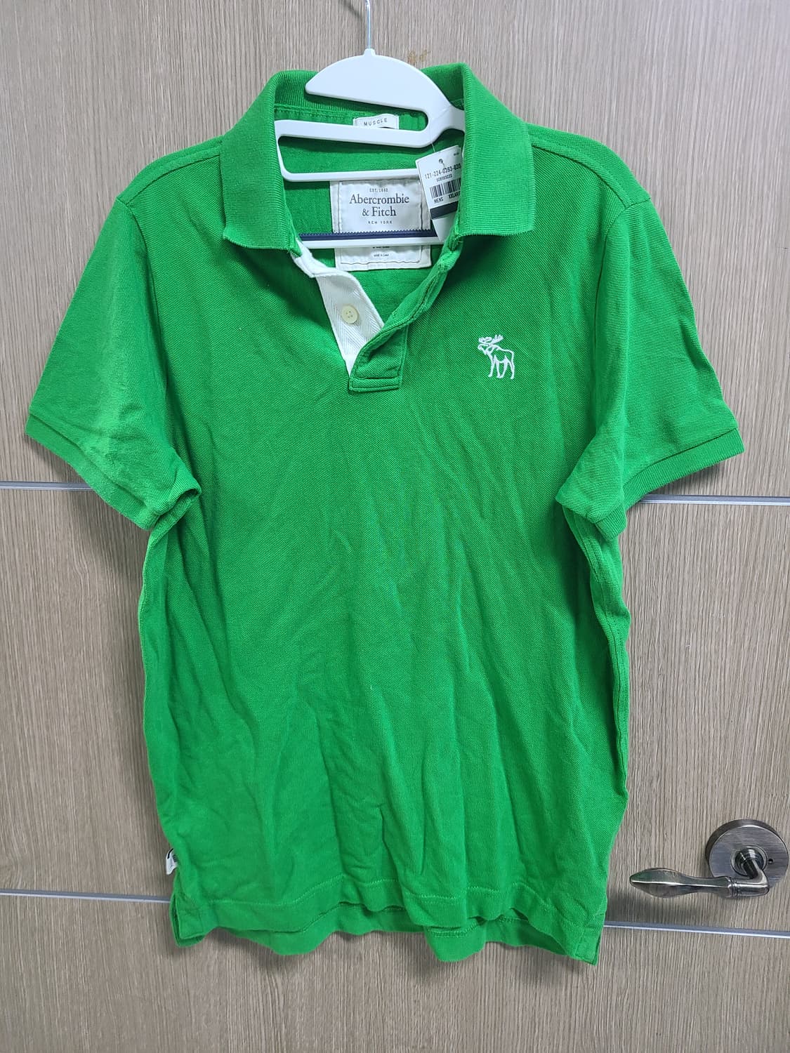 새상품 아베크롬비 카라 반팔티 xxl 상품이미지1