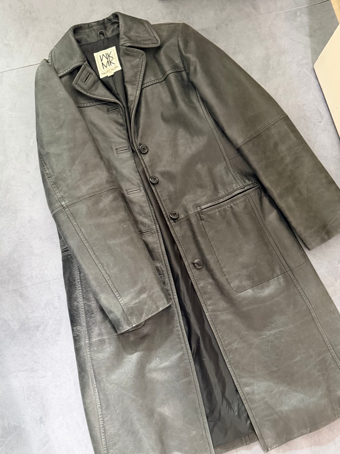 가죽롱자켓 마지막사진 착샷확인🖤 상품이미지1