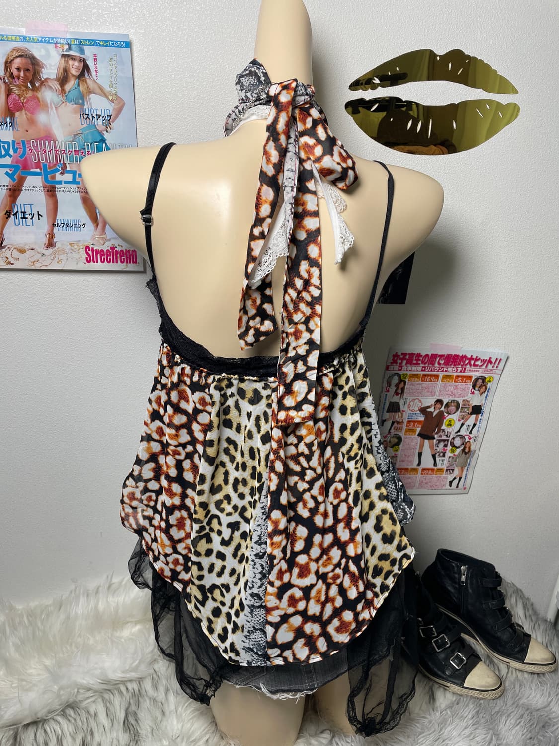 오네갸루 홀터 슬리브리스 세트(2pcs) 상품이미지2