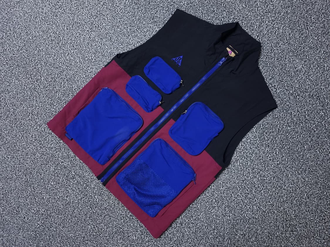 [무료배송][M/95]나이키 ACG 남성용 베스트 블랙 다크 비트룻 상품이미지4