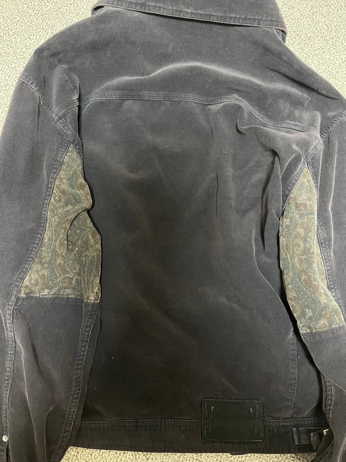 [2] 폴리테루 페이즐리 트러커 다크퍼플네이비 상품이미지3