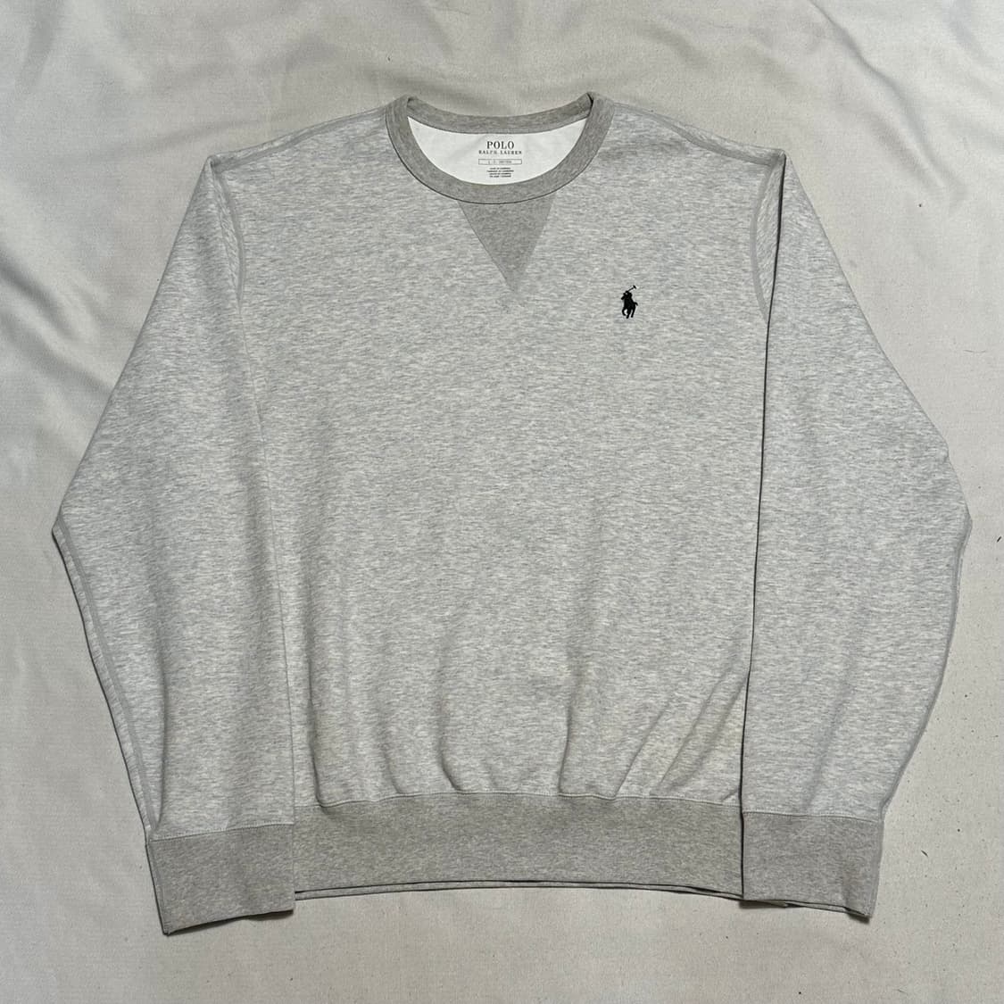 L 폴로랄프로렌 블랙 포니 그레이 맨투맨 상품이미지2