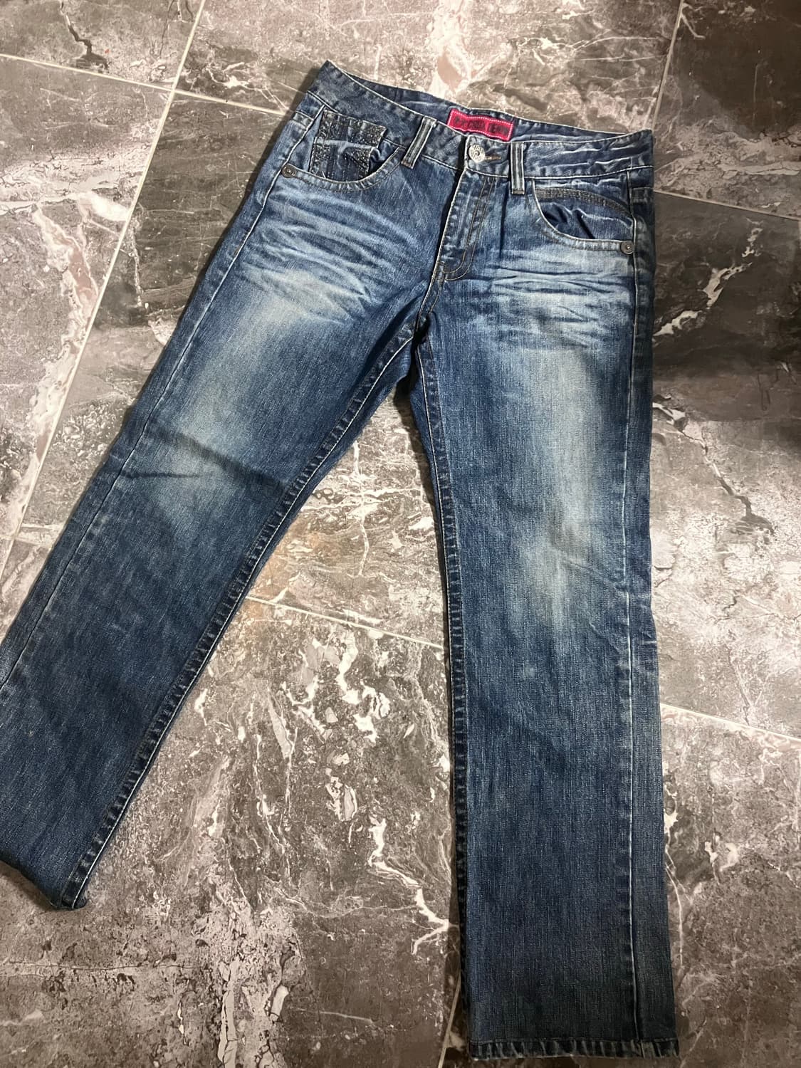 vintage patch jeans 상품이미지1