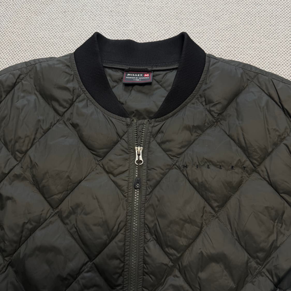 밀레 퀼팅 봄버 자켓 상품이미지2