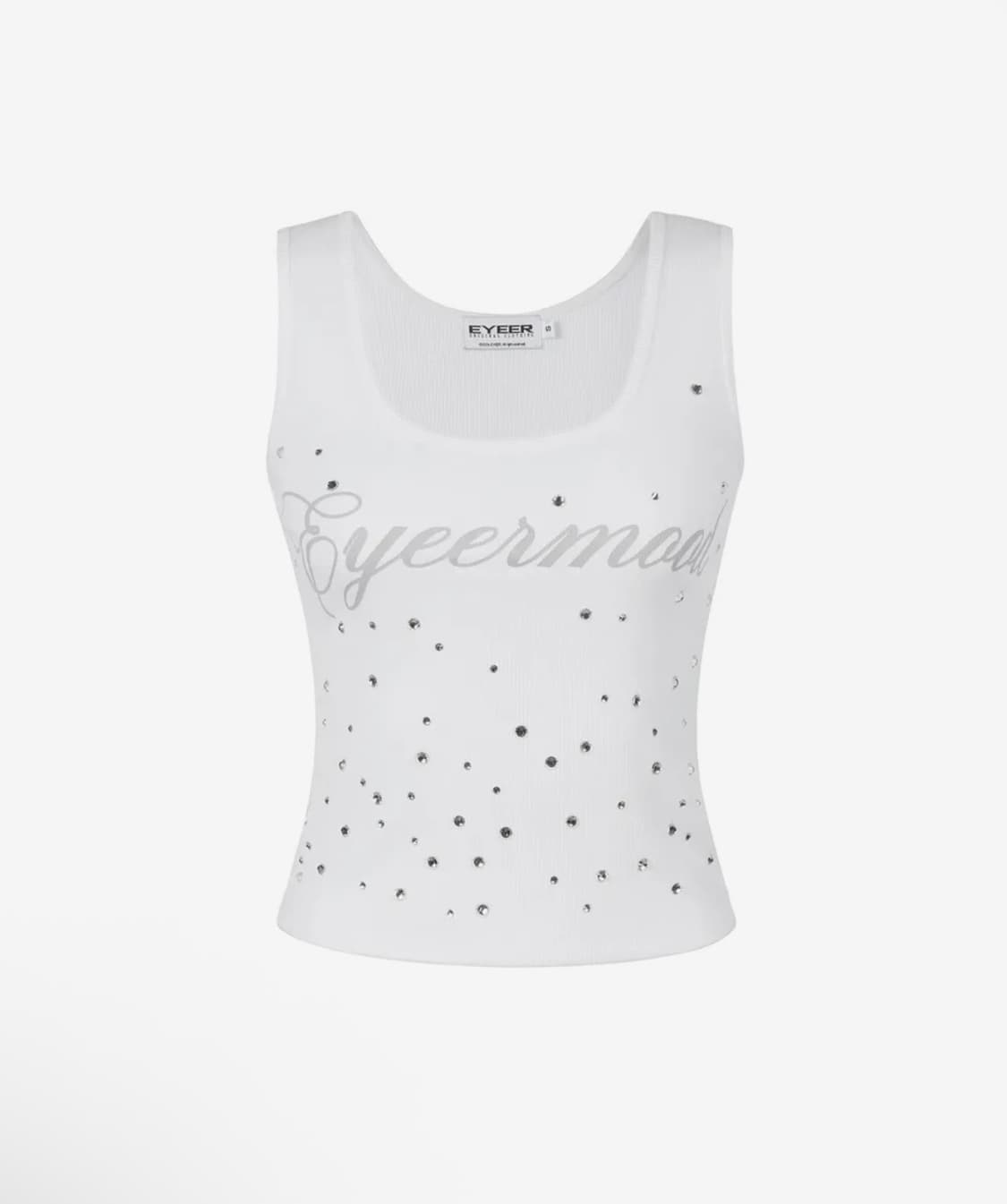 EYEER 이와이이알 크리스탈 비즈 탱크탑 나시 민소매 상품이미지1