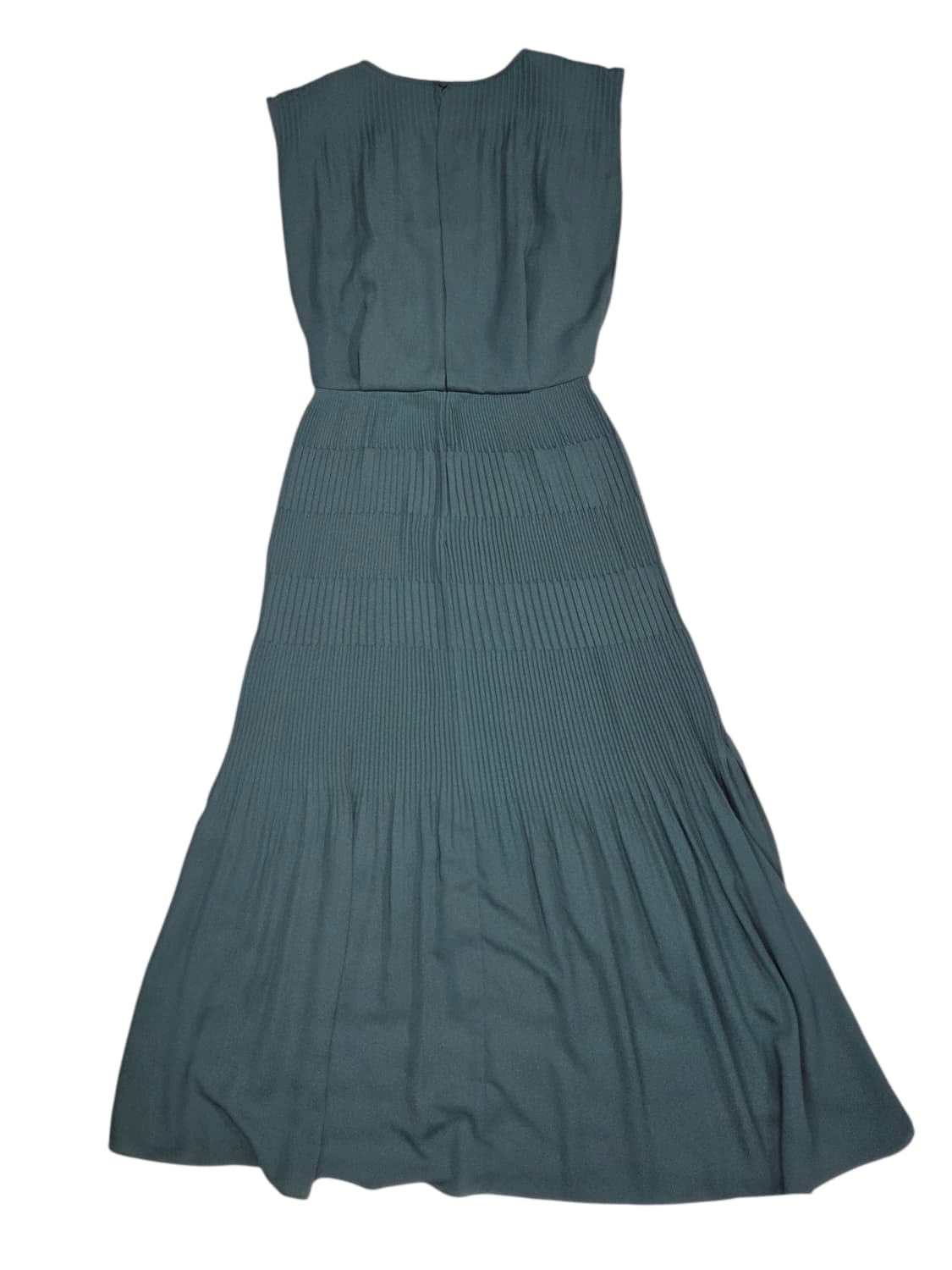 시스템 다크그린 민소매 플리츠 롱 원피스 S 상품이미지2