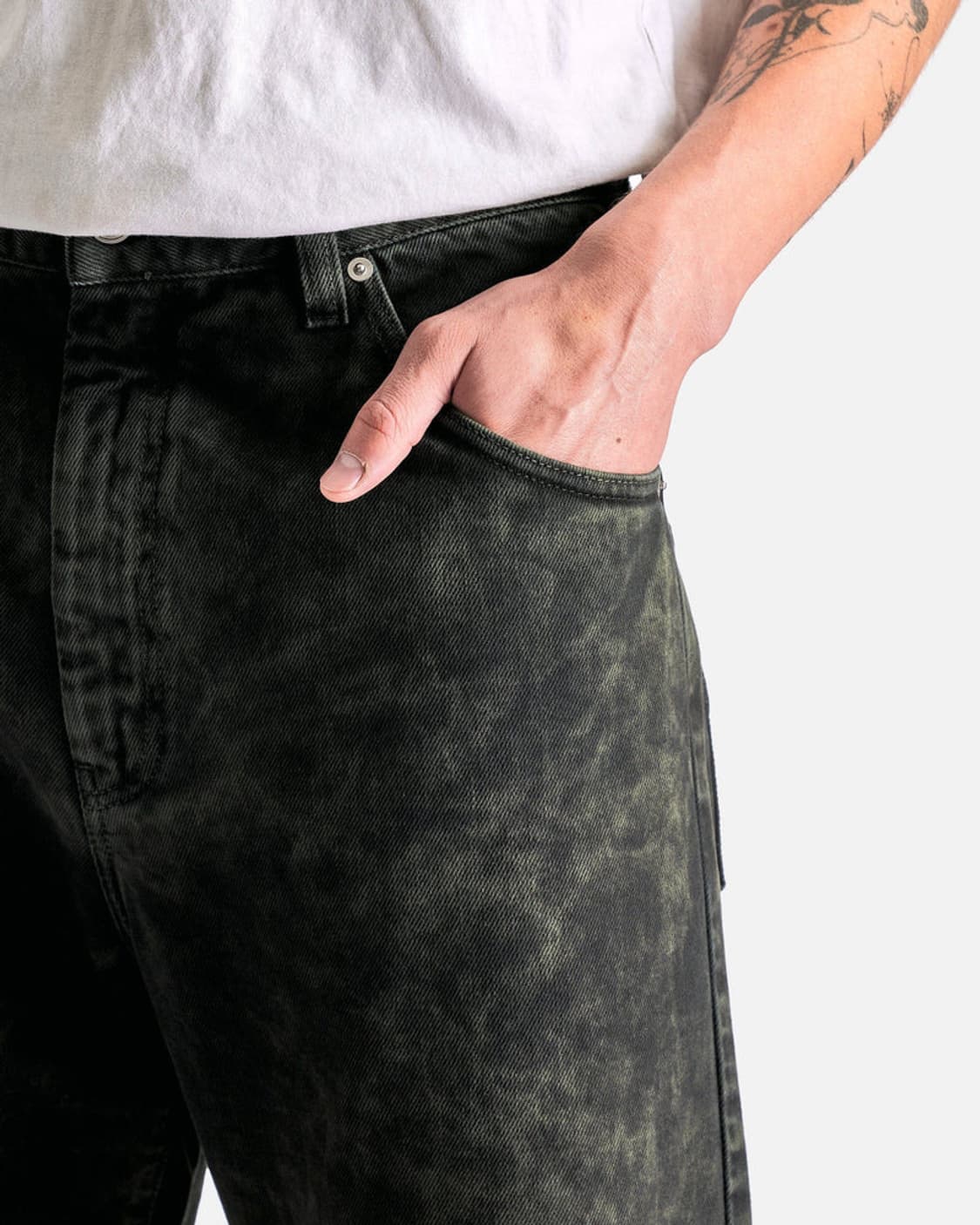 [M] 나마체코 Lomna 데님 블랙 멘솔 상품이미지6