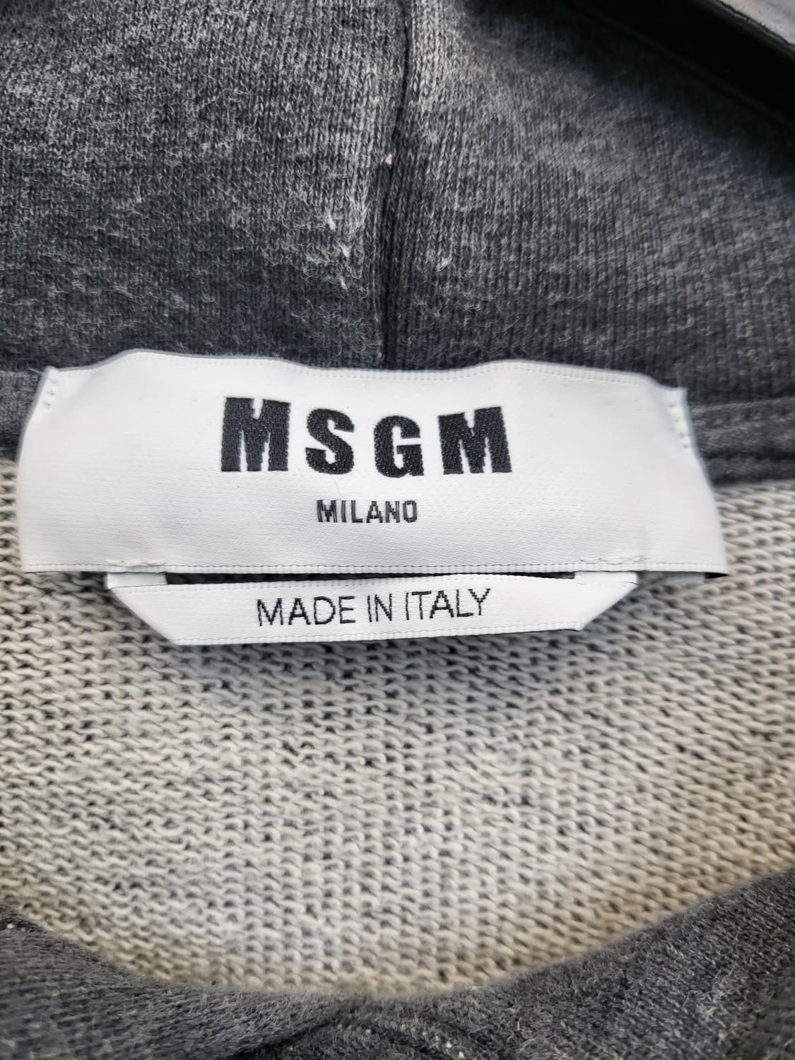 MSGM 박시핏 형광 로고 후드티 상품이미지3