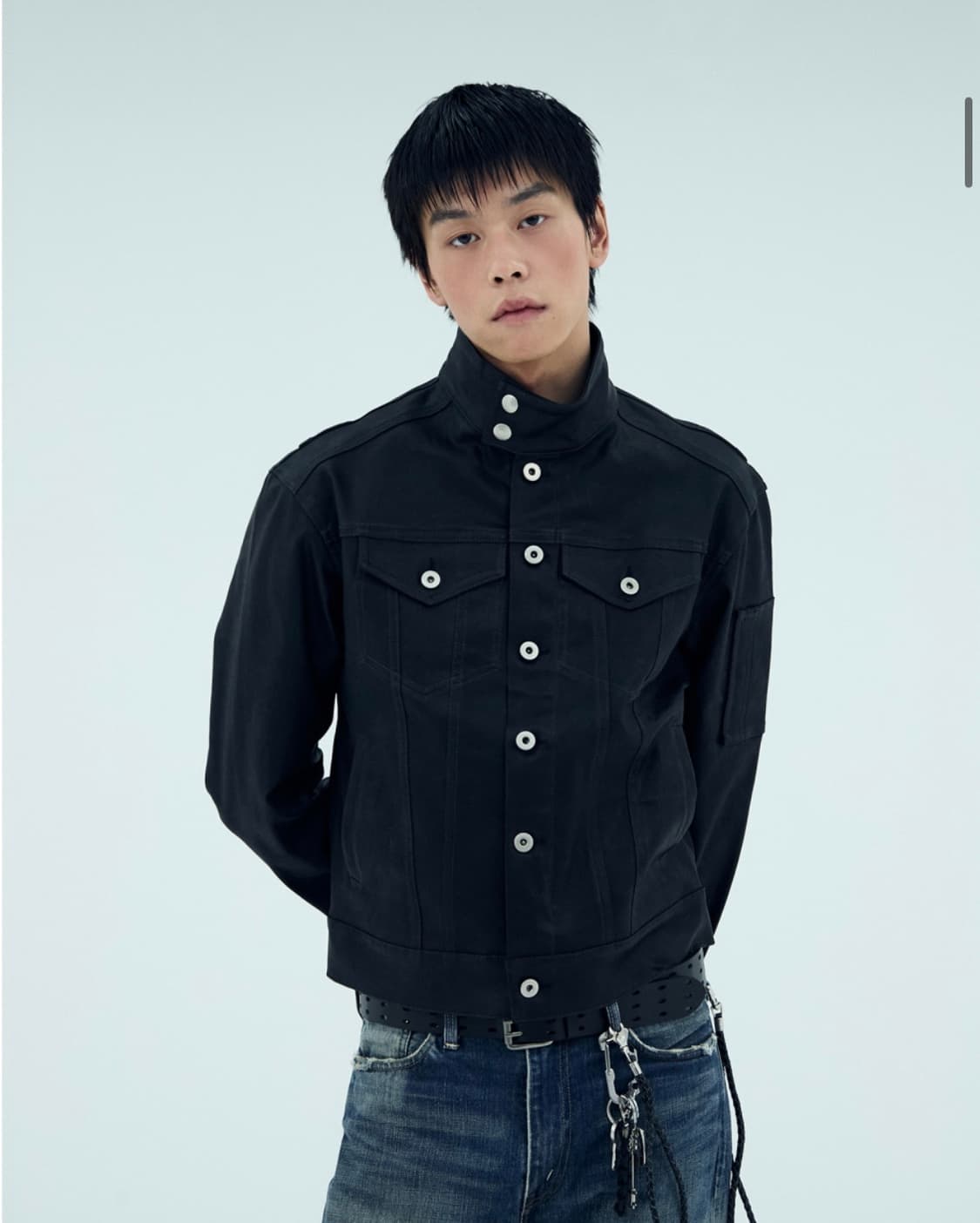 뎁스 코팅 트러커 자켓 상품이미지3