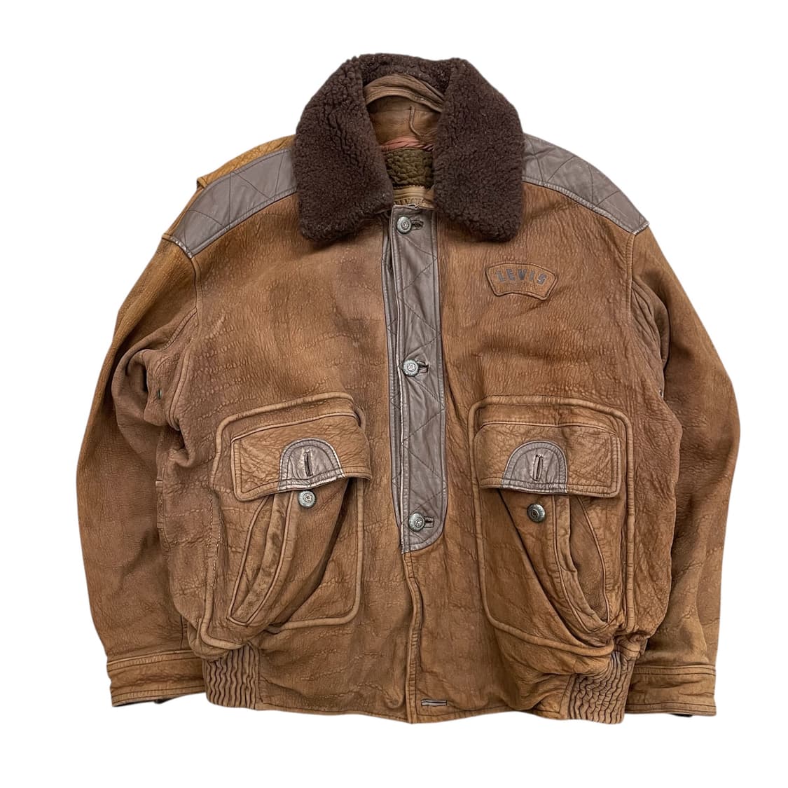 리바이스 가죽 봄버 자켓 상품이미지1