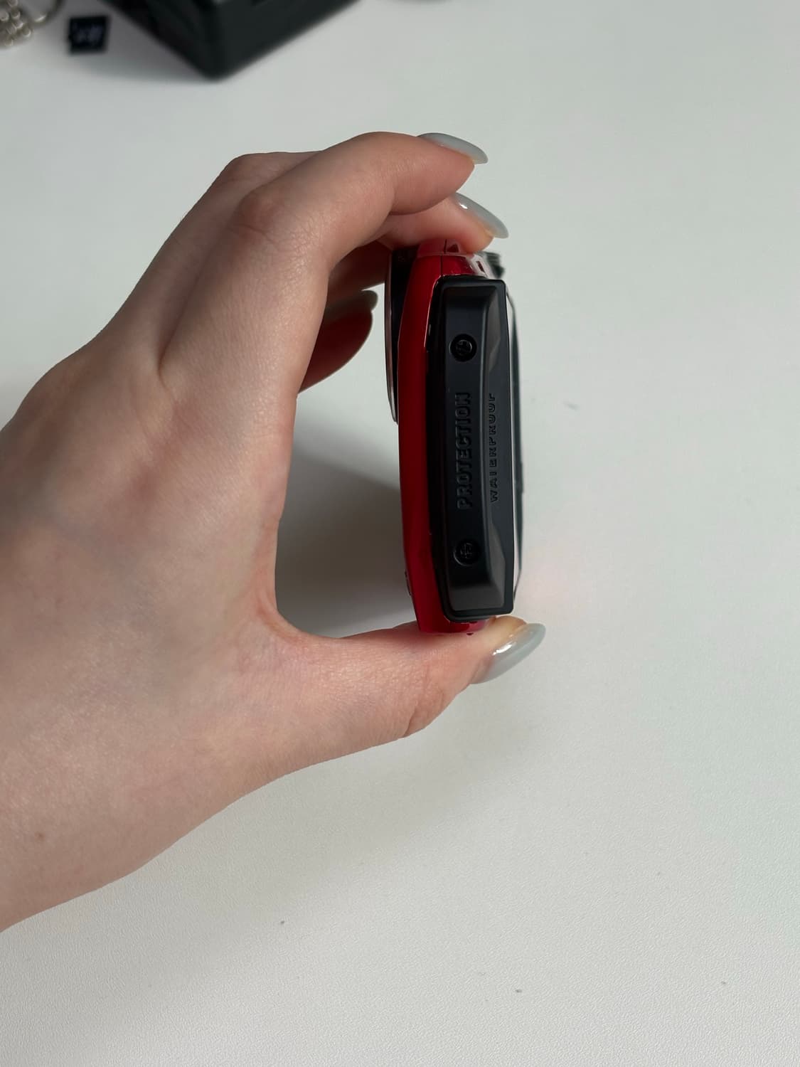 (엔시티 위시 사용/희귀 매물) 카시오 EX-G1 메탈릭 레드❤️ 상품이미지3