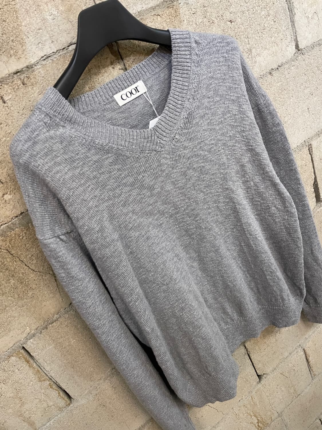 쿠어 브이넥 니트  상품이미지3