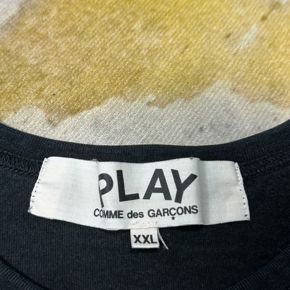 꼼데가르송 블랙와펜 정품 반팔 XXL 상품이미지3