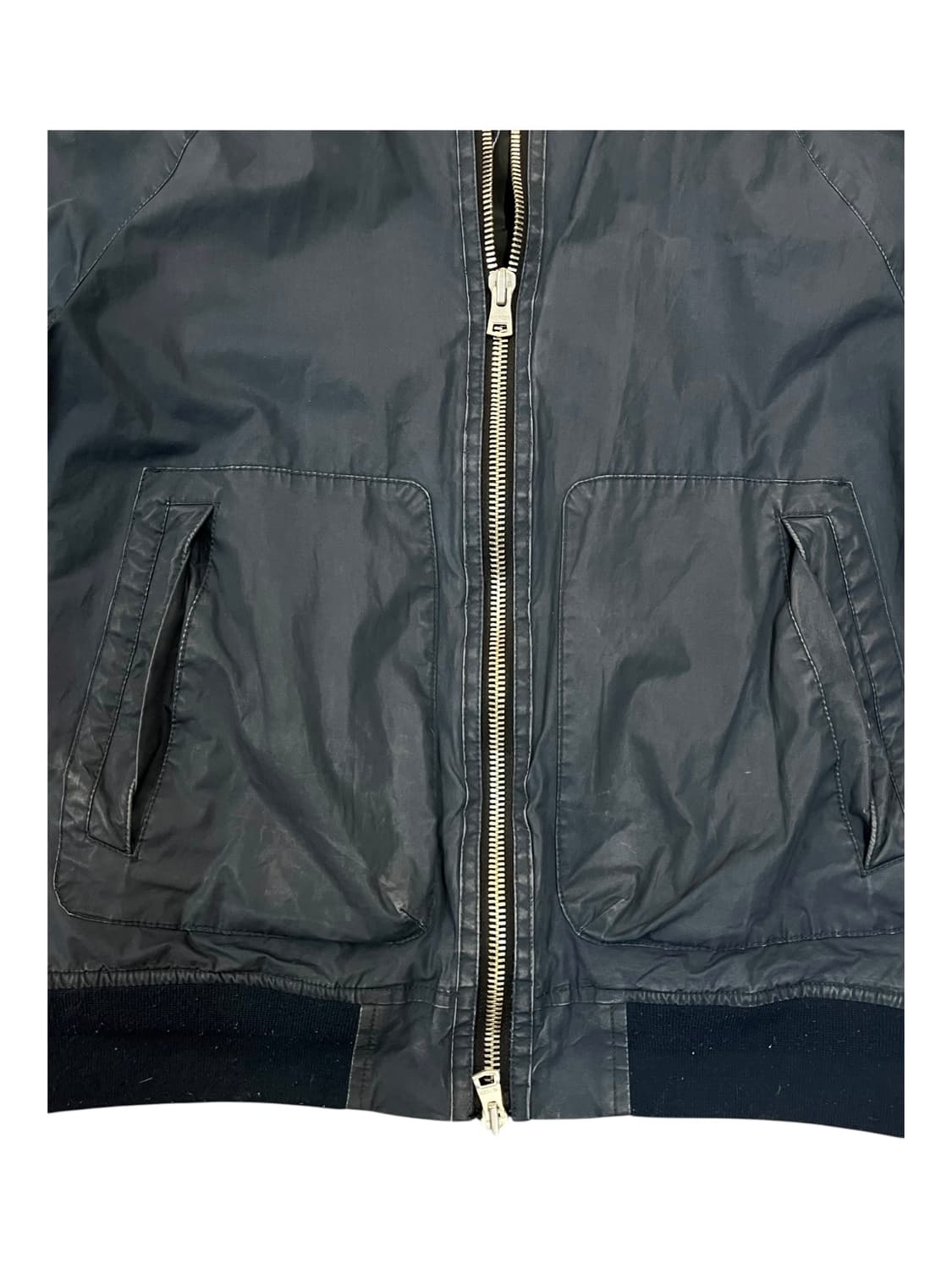 타미힐피거 투웨이 코튼 항공점퍼 네이비 M #csz2043  상품이미지5