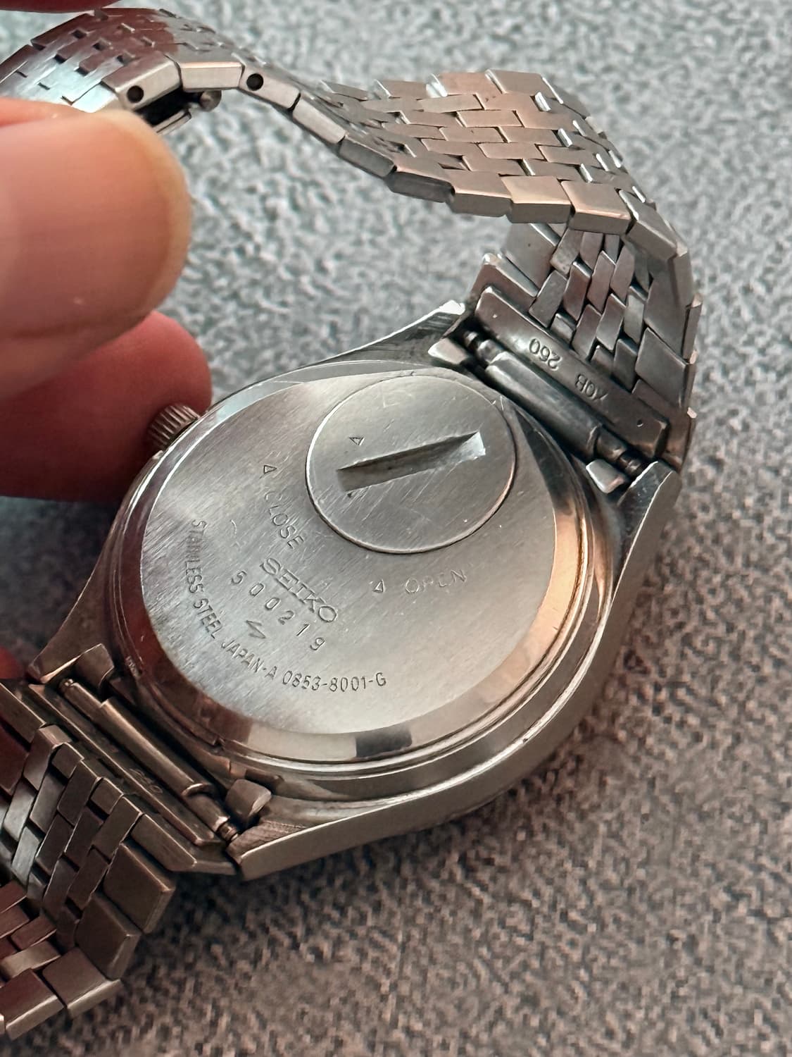 Seiko 세이코 King Quartz 수직스트라이프다이얼 데이 데이트 상품이미지7