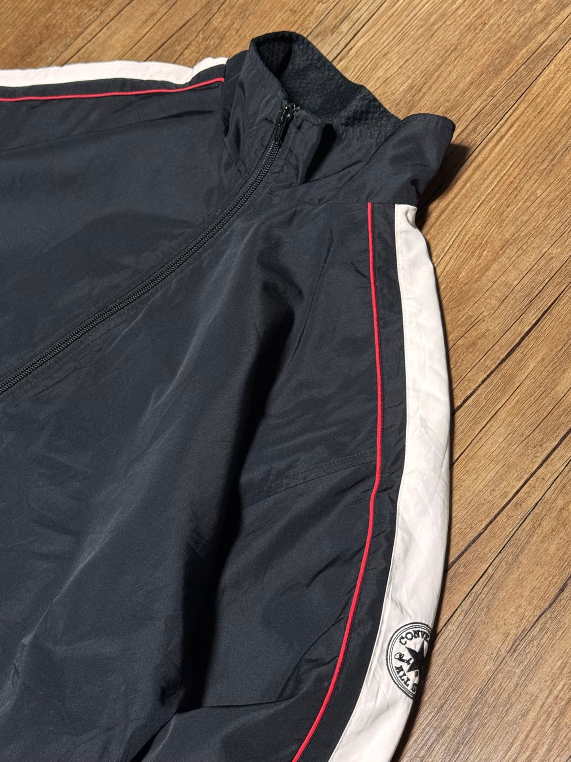 컨버스 올스타 블랙 오버핏 트랙 자켓 상품이미지1