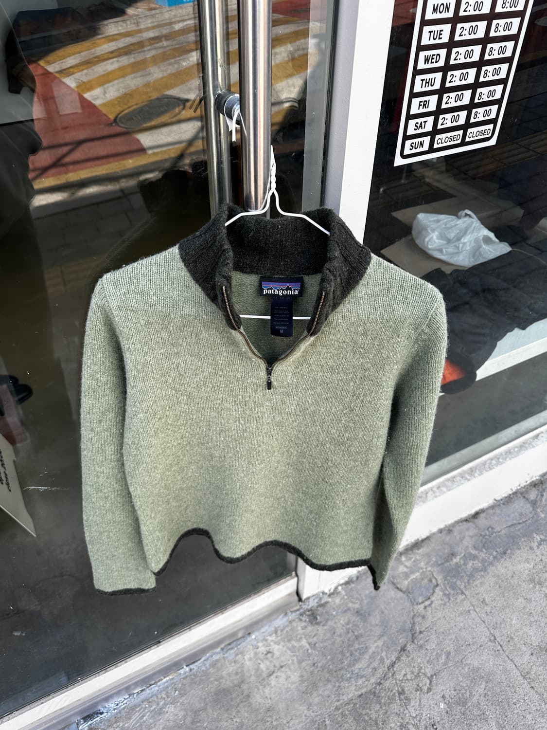 파타고니아 램스울 하프 집업 니트  상품이미지2