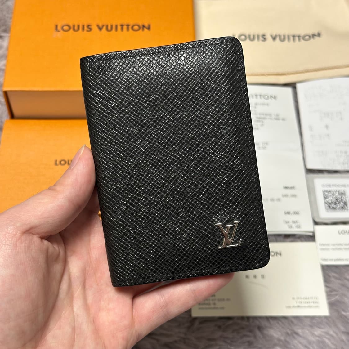 [풀구성] 루이비통 타이가 은장 오거나이저 카드지갑 상품이미지1