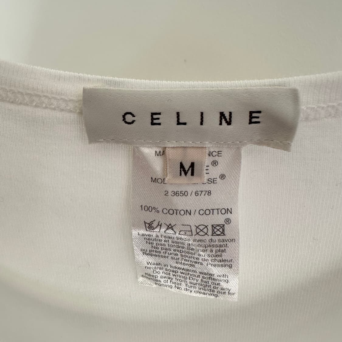 셀린느 celine 마카담 로고 여성 반팔 티셔츠 상품이미지4