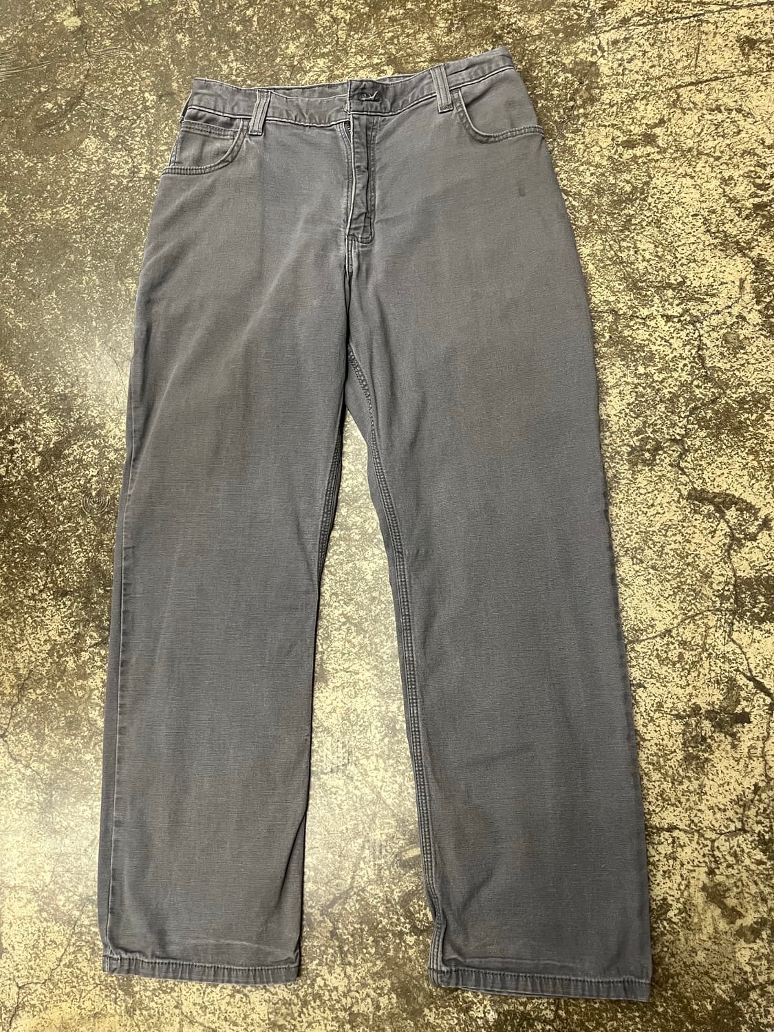 10s 칼하트 싱글니 카펜터 팬츠 그레이 상품이미지5