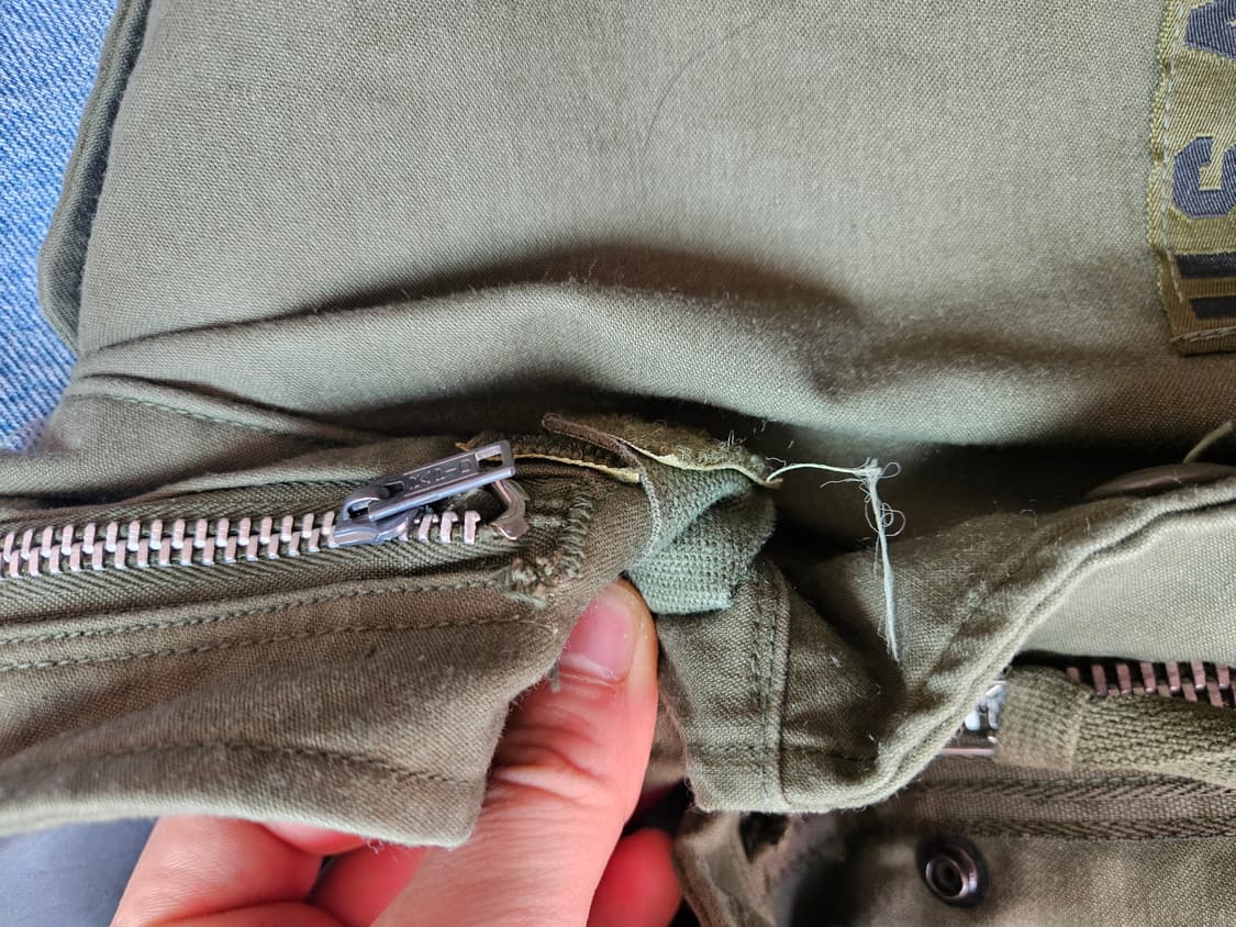 60s og m65 미군 2세대 회색안감 필드자켓m/l  상품이미지6