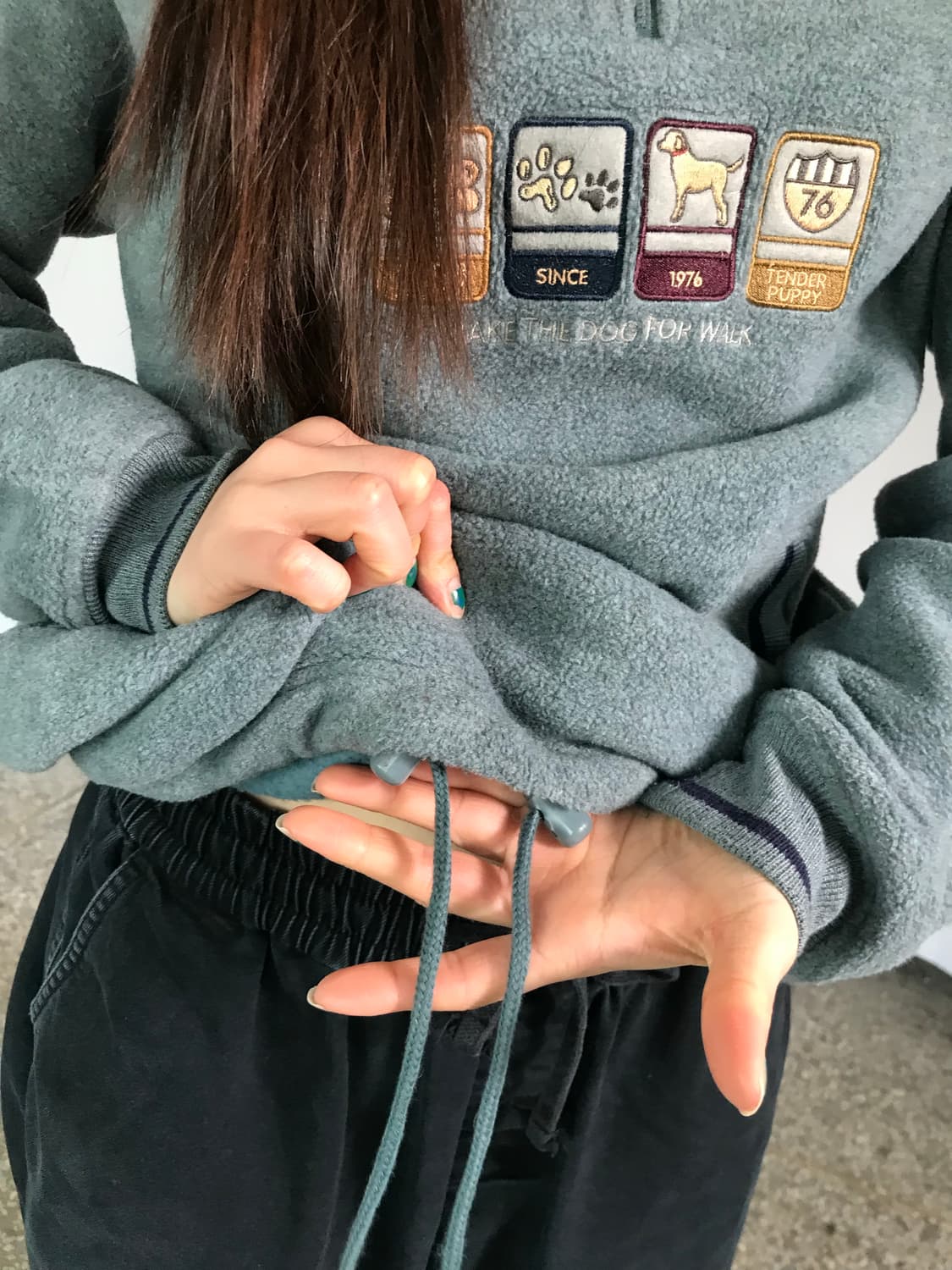 그레이블루 퍼피 하프집업 상품이미지5