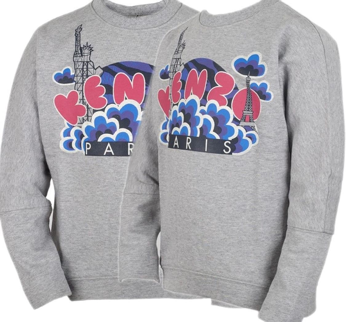 겐조 KENZO PARIS 입체 자수 스웨트 맨투맨 S 실착 횟수 적어  상품이미지9