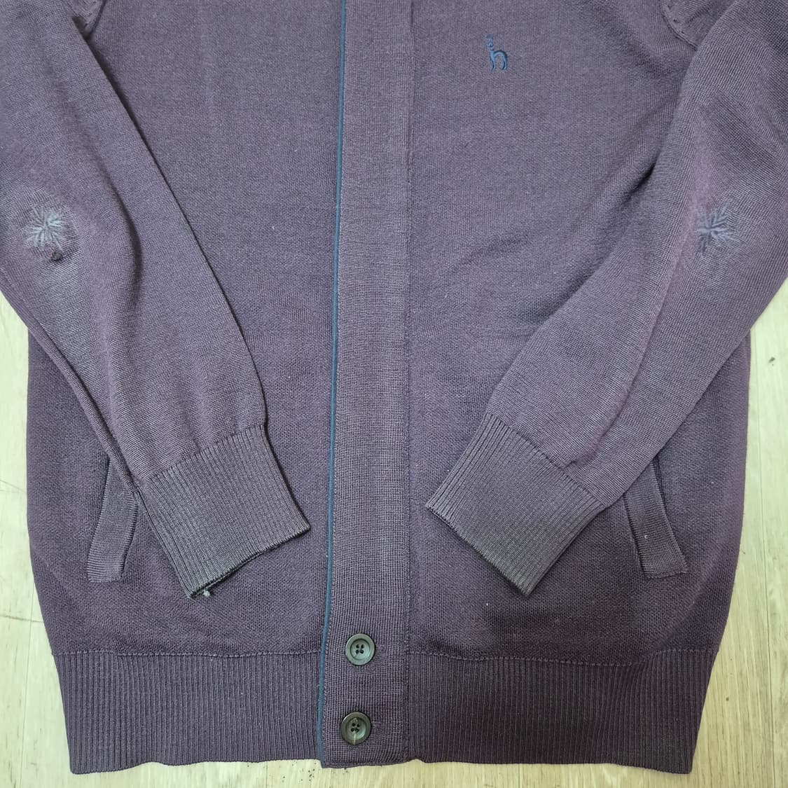 헤지스 골프웨어 니트집업 상품이미지3