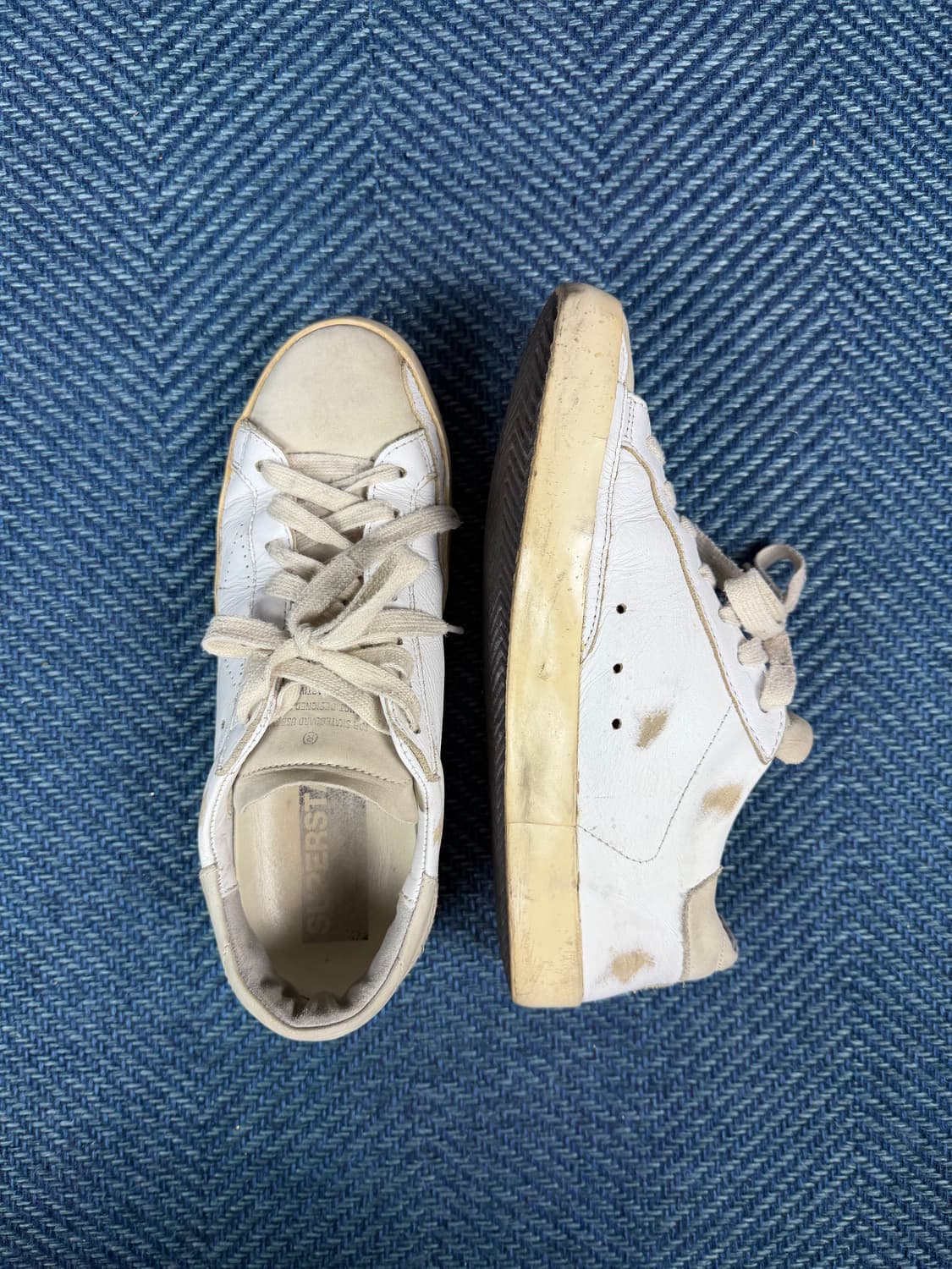 골든구스 슈퍼스타 화이트 로우탑 (사이즈 41) 상품이미지1