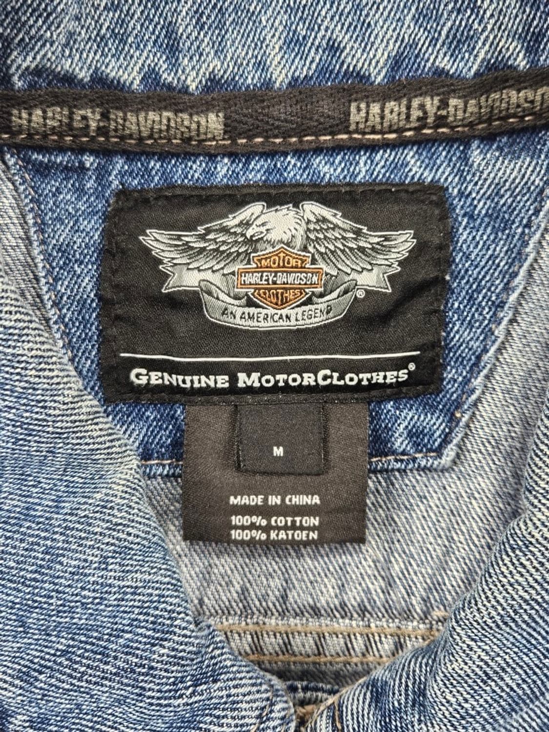 할리데이비슨 바앤실드 데님 트러커 자켓 ( M ) / 11584 상품이미지7