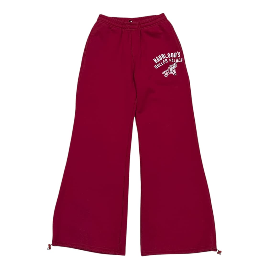 배드블러드 롤러 팰리스 크롭 후드집업 스트링 바지 셋업 세트 레드 S 상품이미지5