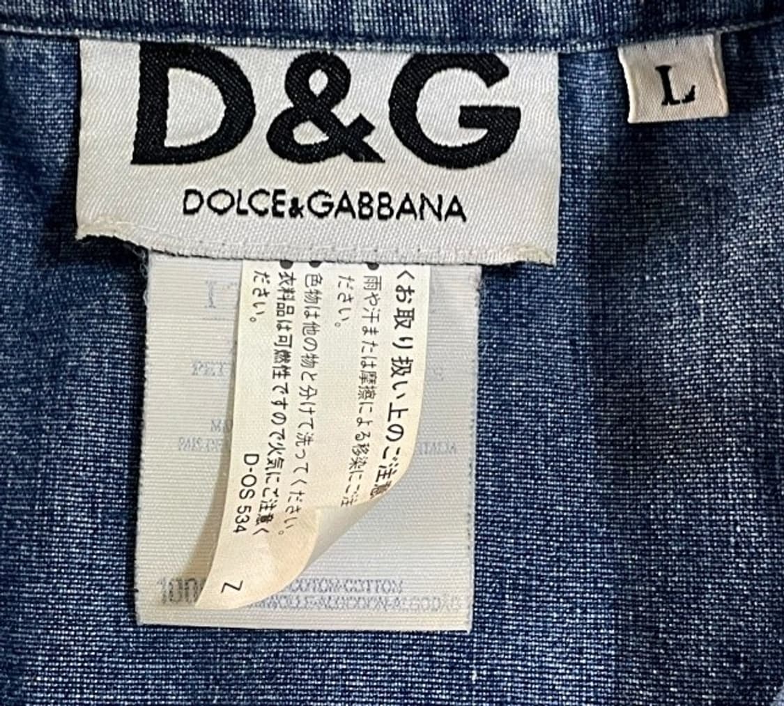 돌체앤가바나 여자 데님셔츠 95~100 상품이미지3