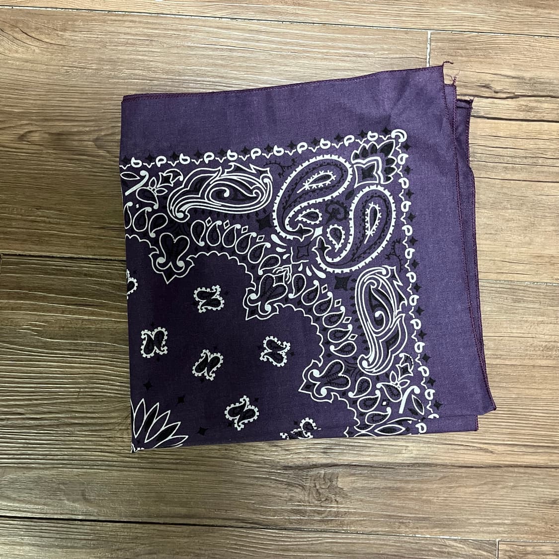 클래식 페이슬리 반다나/스카프(플럼) 상품이미지5