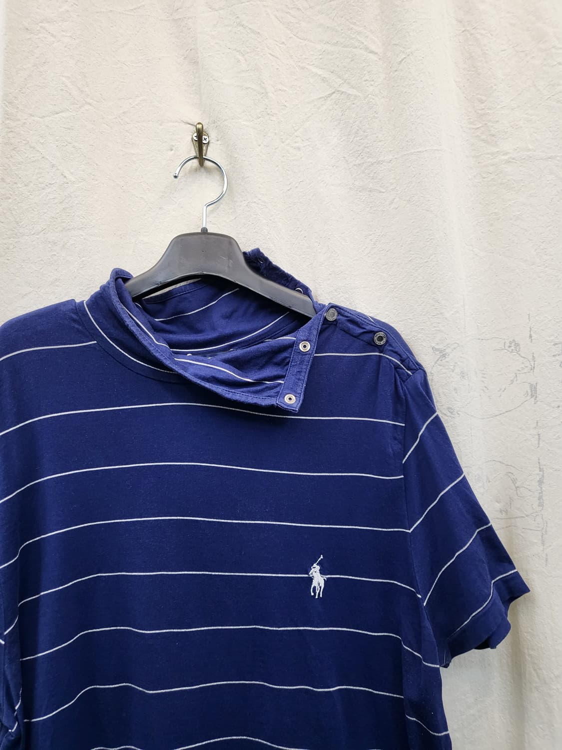 폴로 랄프로렌 골프 네이비 스트라이프 반팔 티셔츠 상품이미지3