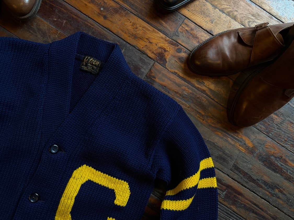 레터맨 가디건 100 상품이미지4