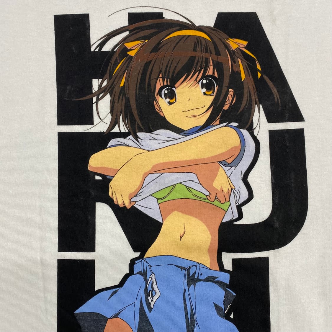 스즈미야 하루히 00s 빈티지 애니메이션 티셔츠 상품이미지4