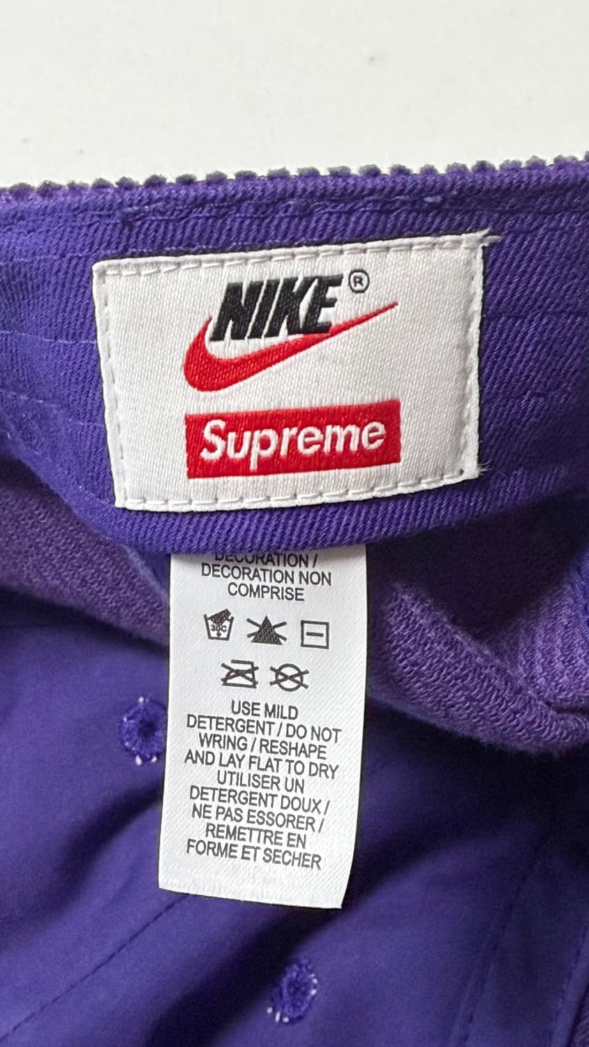 슈프림 X 나이키 코듀로이 볼캡 퍼플 상품이미지5