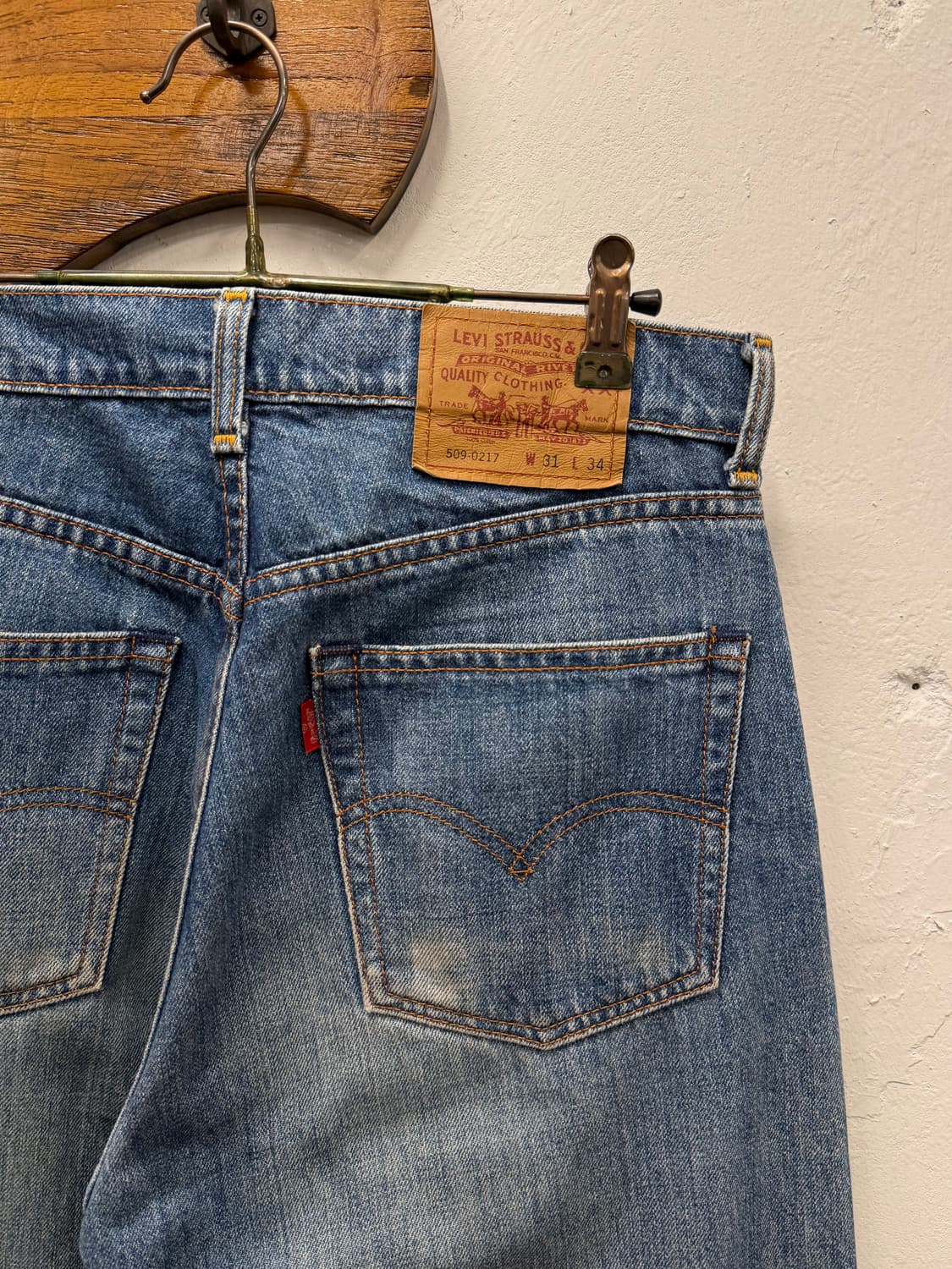 30.5) 90s Levi’s 509 Mid Blue Denim Pant 상품이미지3