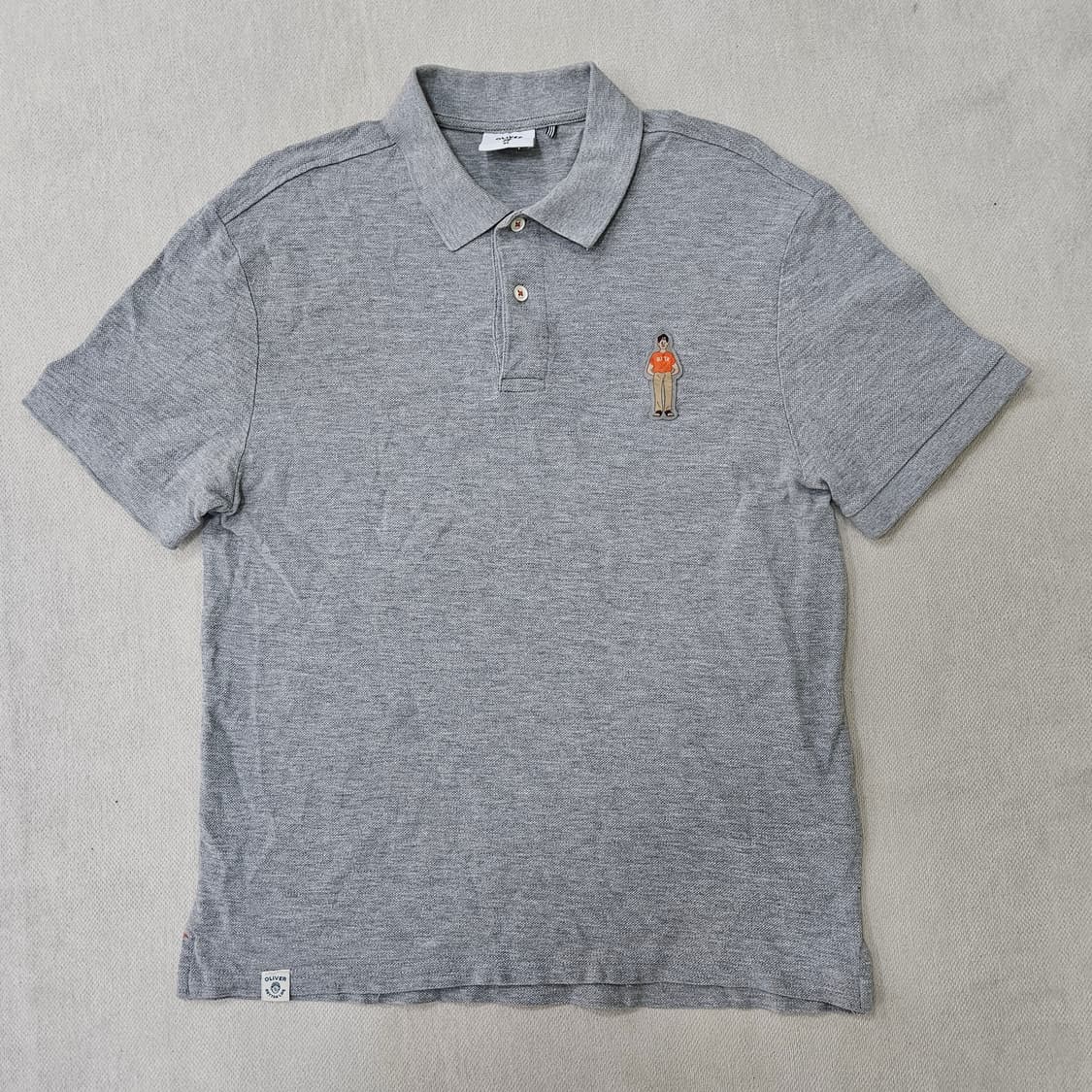 95 올젠 그레이 카라 반팔티 0310Y 상품이미지1