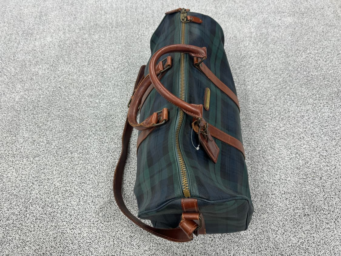 폴로 랄프로렌 90s PVC 타탄 보스턴백 상품이미지5