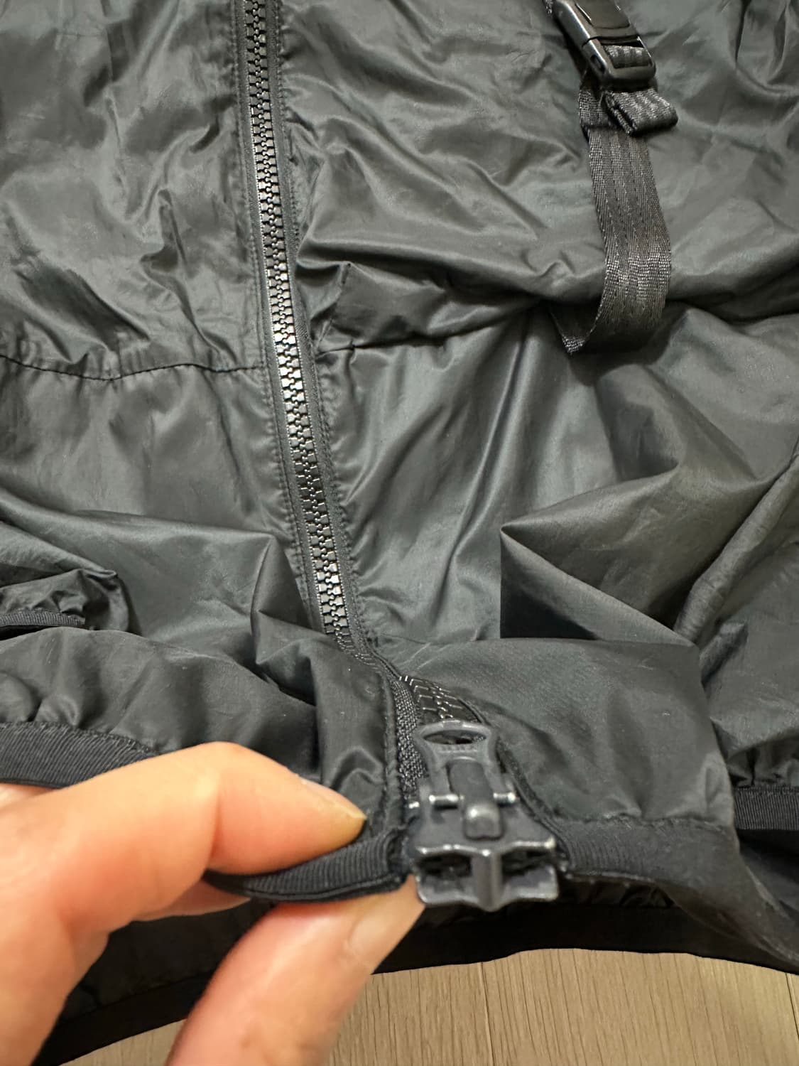 나이키 테크 우븐 패커블 바람막이 자켓 [블랙-L] 상품이미지8