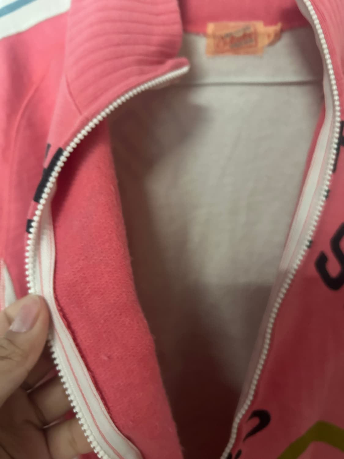 핑크 오리 집업 상품이미지4