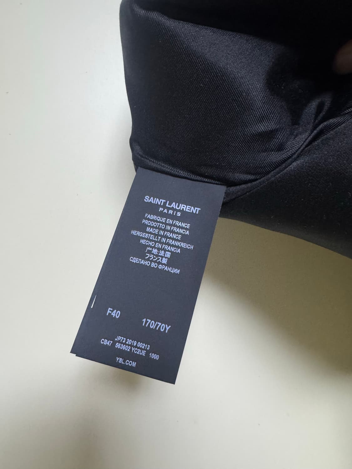 생로랑 레더팬츠 상품이미지5