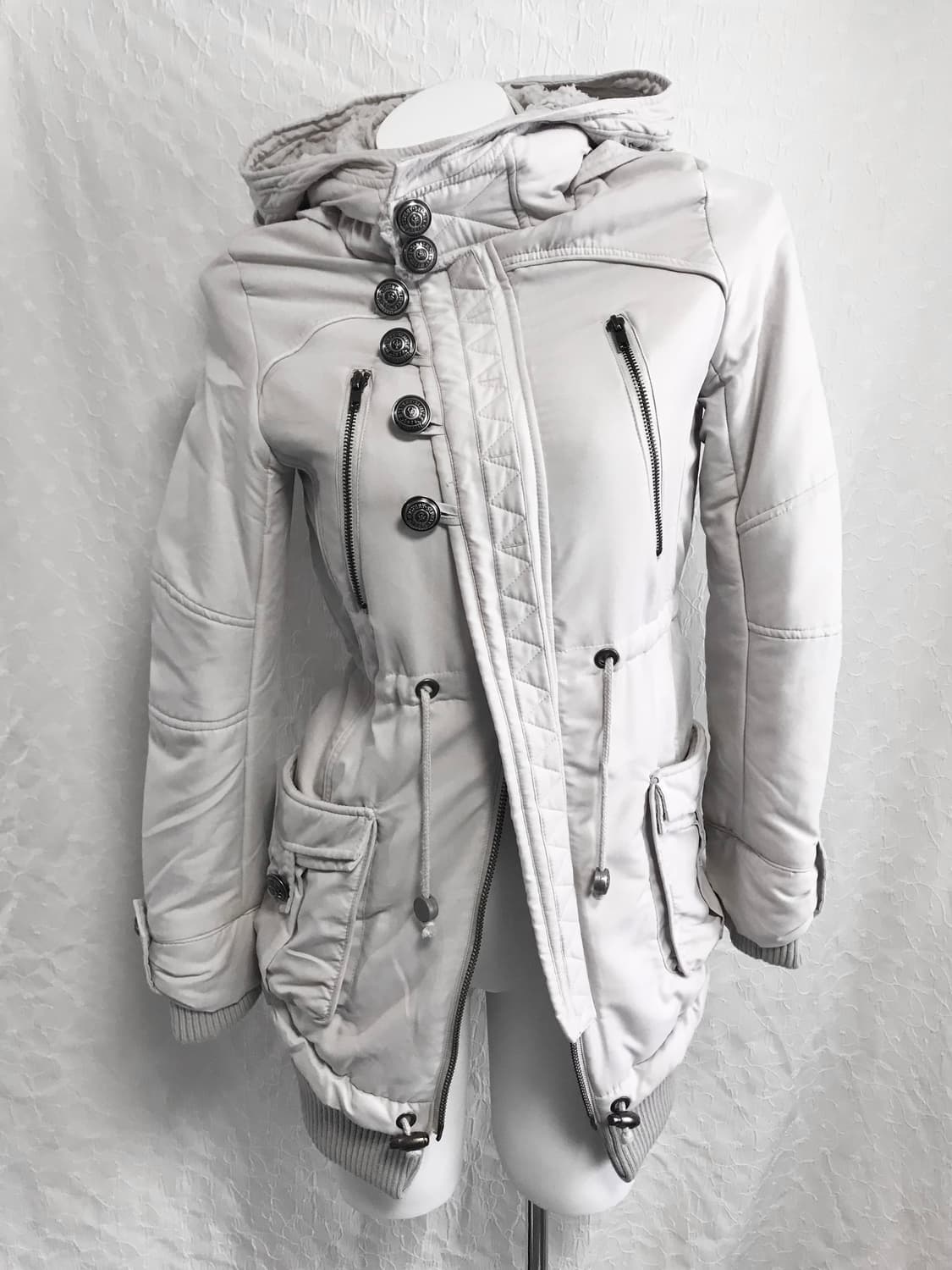 빈티지 아카이브 펑크 n2b 하이넥 셔링 투웨이 점퍼 상품이미지2